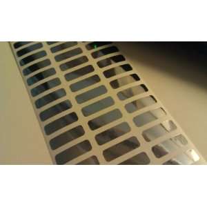   TAMPER PROOF CHROME SECURITY LABELS STICKERS: Office Products