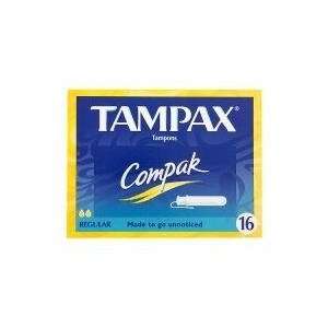  Tampax Compak Tampons with Compact Plastic Applicator 