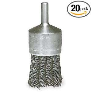  Mercer Abrasives 181010B 20 Knot End Brushes For Drills 