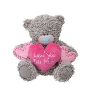   Toys 12 Plush Tatty Teddy Love Bear with 3 Hearts: Toys & Games