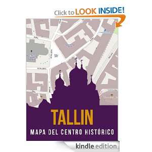 Tallin, Estonia: mapa del centro histórico (sitio Patrimonio Mundial 
