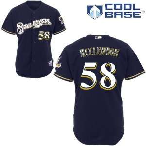 Mike Mcclendon Milwaukee Brewers Authentic Alternate Cool Base Jersey 