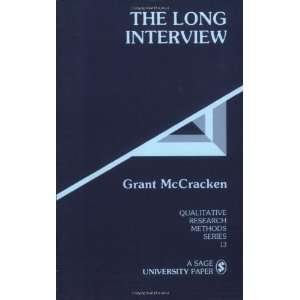  McCracken, Grant published by Sage Publications, Inc  Default  Books