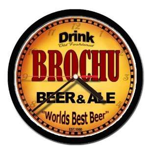  BROCHU beer and ale cerveza wall clock: Everything Else