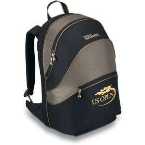  Wilson US Open Black Gold Backpack   Z6265 Sports 