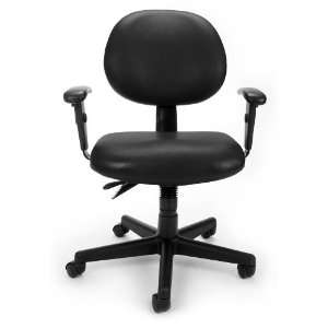   Vinyl 24 Hour Computer Task Chair (With Arms)