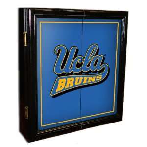 UCLA Bruins MVP Dart Board Cabinet with Bristle Board:  