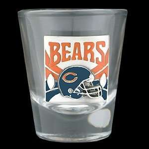  Chicago Bears NFL Round Shot Glass: Sports & Outdoors