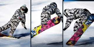 SOUTHPLAY Snowboard SKI PAN​TS white MILITARY  