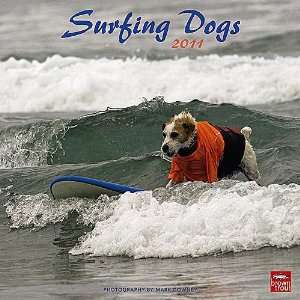  Surfing Dogs 2011 Wall Calendar