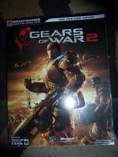 GEARS OF WAR 2 BRADYGAMES OFFICIAL STRATEGY GAME GUIDE + DOUBLE SIDED 