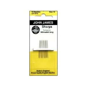  John James Needle Sharps Size 12 12 pc 12 Pack Pet 