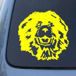 CHOW   Dog   Vinyl Car Decal Sticker #1500  Vinyl Color: Yellow