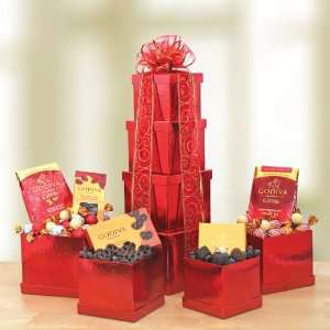 Godiva Tower   Chocolate Gift Basket  Grocery & Gourmet 