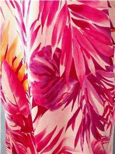 Fredericks Hollywood Womens Sundress Dress Gown Hawaiian Purple Pink 