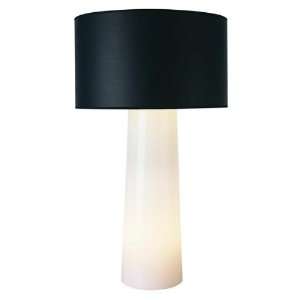  Trend Lighting TT7953 Two Light White Table Lamp Opal 