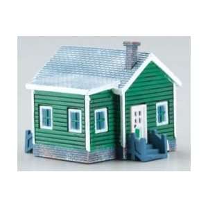  Country Cottage N Scale Train Building: Toys & Games