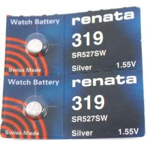  #319 Renata Watch Batteries 2Pcs: Home & Kitchen