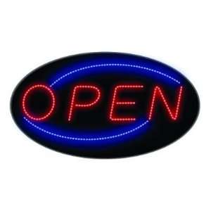  Led Open Sign with Bule Scrolling Accent: Home & Kitchen