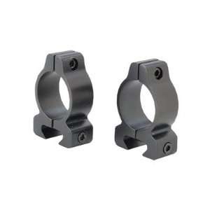 Aluminum Alloy Vertical Split Rings Fits 30mm .22 Rimfire, Black 