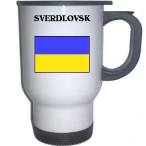  Ukraine   SVERDLOVSK White Stainless Steel Mug 