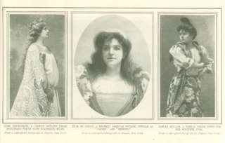1903 Beauty of Operatic Stage Breval Eames Calvie Adams  