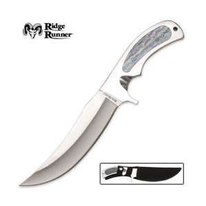  Ridge Runner Executive Abalone Bowie Knife   (11 