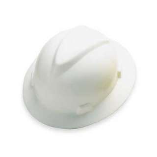   MSA Safety Works 10006318 Full Brim Hard Hat, White   Free Shipping