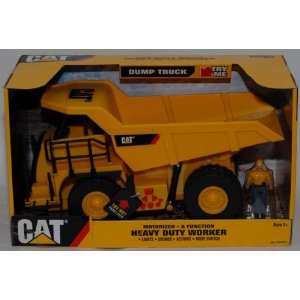  CAT Heavy Duty Worker Motorized Dump Truck: Toys & Games
