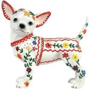  Aye Chihuahua Mexican Embroidery Figurine