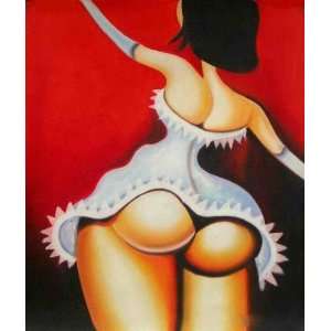  Bettys Buttocks Oil Painting on Canvas Hand Made Replica 