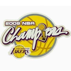  Los Angeles Lakers 2009 NBA Champions Car Magnet: Sports 