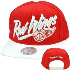  Mitchell & Ness NHL Detroit Red Wings Vice Script Snapback 