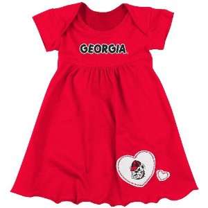    Georgia Bulldogs Infant Girls Superfan Dress: Sports & Outdoors