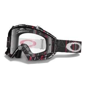  Oakley Proven Motocross Goggles Black Red Framework 
