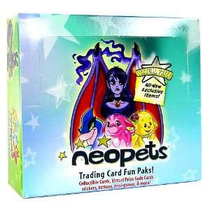  Neopets Trading Cards Fun Pak Box (24 Packs): Toys & Games