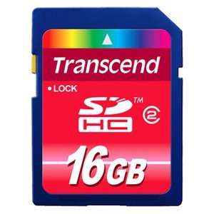  TRANSCEND, Transcend 16GB Secure Digital High Capacity 