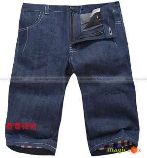 Men Casual Jeans Summer Denim Shorts Short Pants New  
