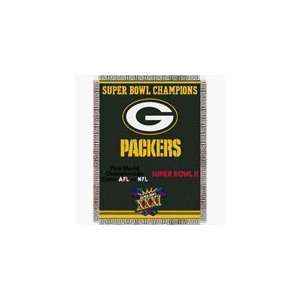  Green Bay Packers Super Bowl Commemorative Woven Tapestry 