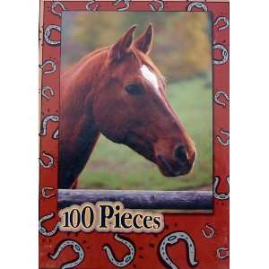  100pc. Horse Puzzle: Toys & Games