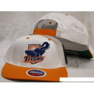 California State Fullerton Titans Mascot Snapback White / Orange Two 