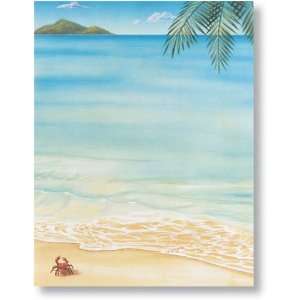  Tropical Beach Summer Letterhead & Flyer Paper Toys 