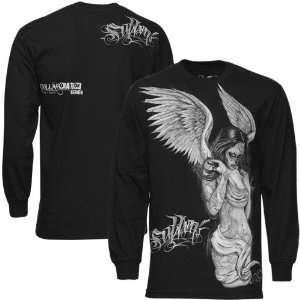 Sullen Black Fallen Angel Long Sleeve T shirt Sports 