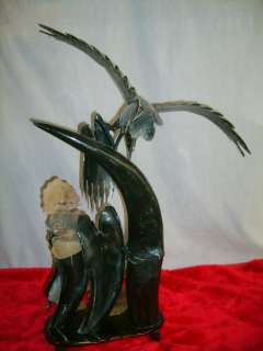 WONDERFUL SCULPTURE FROM BUFFALO HORN  