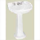 St Thomas Creations Barrymore Pedestal Sink with 8 Cen