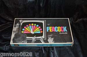 1966 NBC TV Peacock Board Game SelRight Vintage No. 51 Selchow Righter 