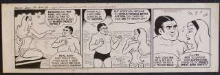 Smilin Jack Comic Strip Original Art, Zack Mosley 1969  