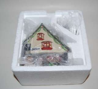   Village North Pole Series Elf Bunkhouse in Box Christmas Santa  