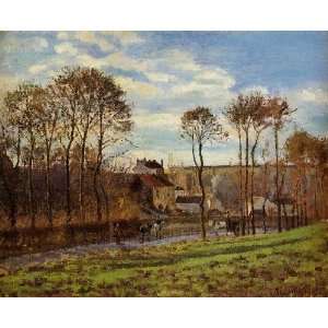   name: Pontoise Les Mathurins, by Pissarro Camille Kitchen & Dining