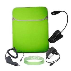  Green   Orange  Kindle DX Reversible Carrying Sleeve 
